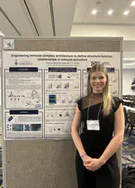 Shana representing the lab at the Immunoengineering GRC in Ventura, California