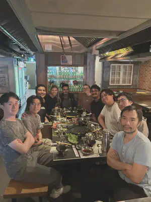 lunch celebration for the publication