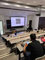 Farshad and Leo hosts high school students for Lunch-N-Learn as part of the CREATE Engineering Design challenge.